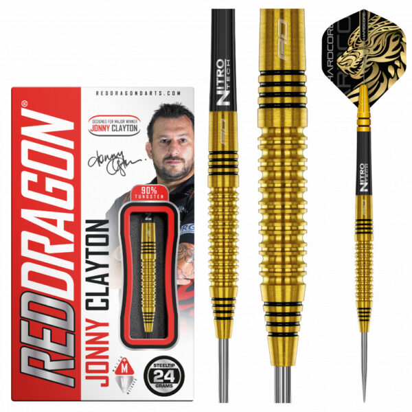Dart szett Red Dragon steel Jonny Clayton Gold