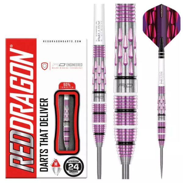 DART SZETT STEEL RED DRAGON ARTURA SHOCKING PINK