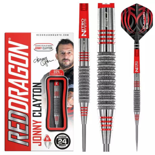 DART SZETT STEEL RED DRAGON JONNY CLAYTON ELEMENT