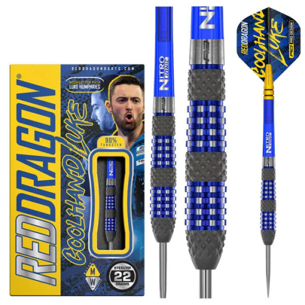 DART SZETT STEEL RED DRAGON LUKE HUMPHRIES TX2