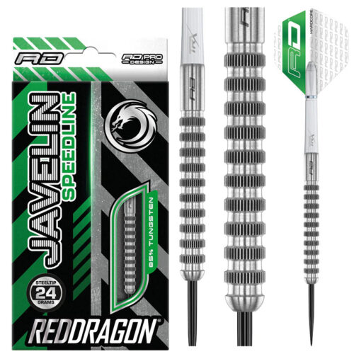 DART SZETT STEEL RED DRAGON JAVELIN SPEEDLINE 24g 90% gravírozással