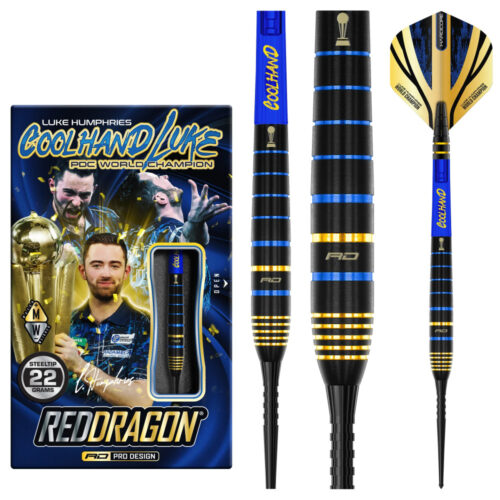 DART SZETT STEEL RED DRAGON LUKE HUMPHRIES TX4 AVENGER