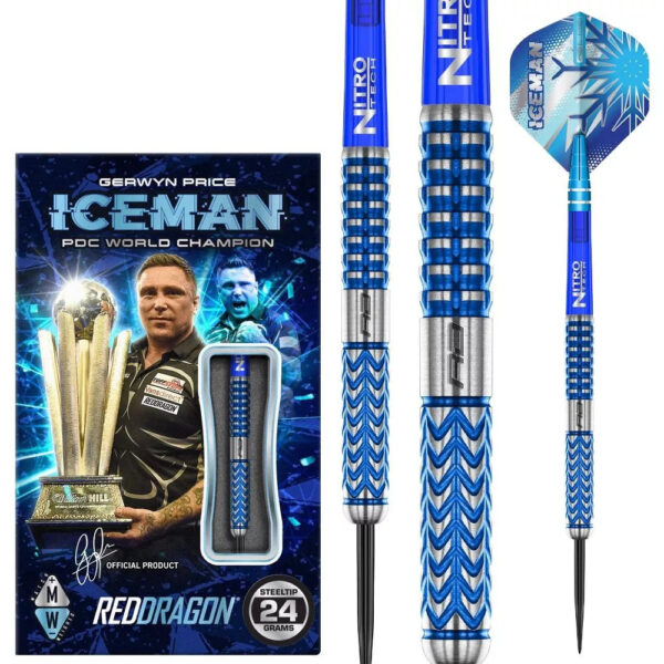 Dart szett steel Red Dragon Gerwyn Price Glacier 24g