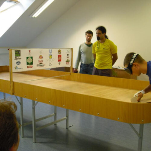 pingpong asztal látássérülteknek