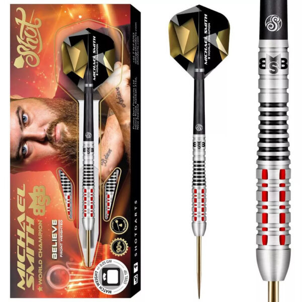 DARTS SZETT STEEL SHOT MICHAEL SMITH ACHIEVE 21G