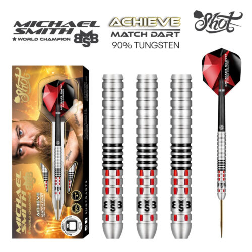 DARTS SZETT STEEL SHOT MICHAEL SMITH ACHIEVE 23G