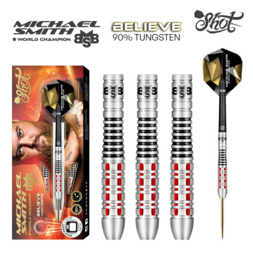DARTS SZETT STEEL SHOT MICHAEL SMITH BELIEVE 23G