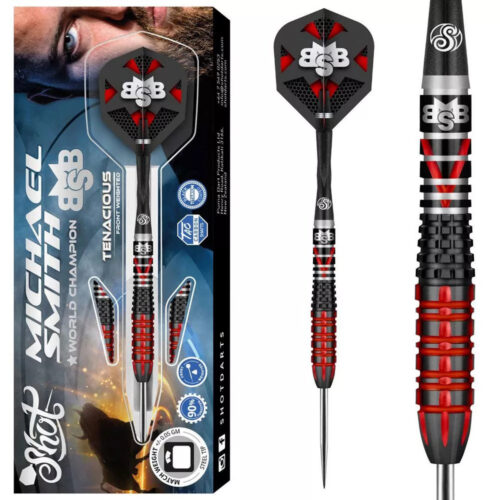 DARTS SZETT STEEL SHOT MICHAEL SMITH TENACIOUS 24G