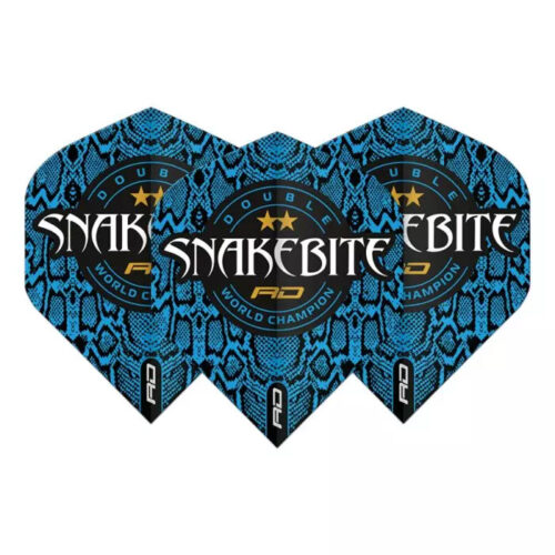 DARTS TOLL RED DRAGON PETER WRIGHT BLUE LOGO SNAKEBITE HARDCORE IONIC