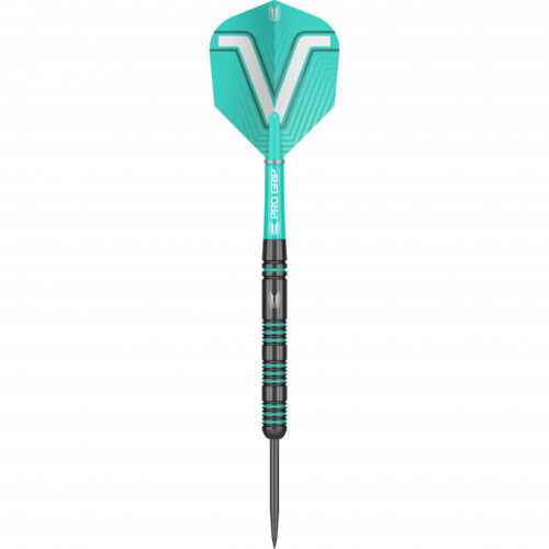 Darts szett TARGET fekete steel 22g Rob Cross 80% 2019 gravírozással