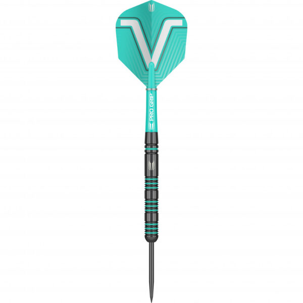 Darts szett TARGET fekete steel 22g Rob Cross 80% 2019 gravírozással