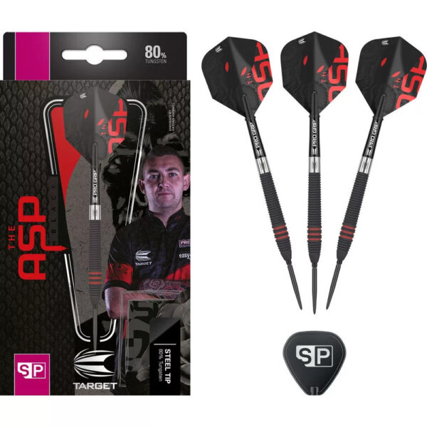 DART SZETT STEEL TARGET NATHAN ASPINALL SP BLACK 2023