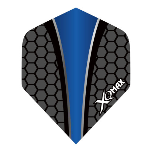 dart toll XQMAX Hexagon 120 mikron fekete-kék