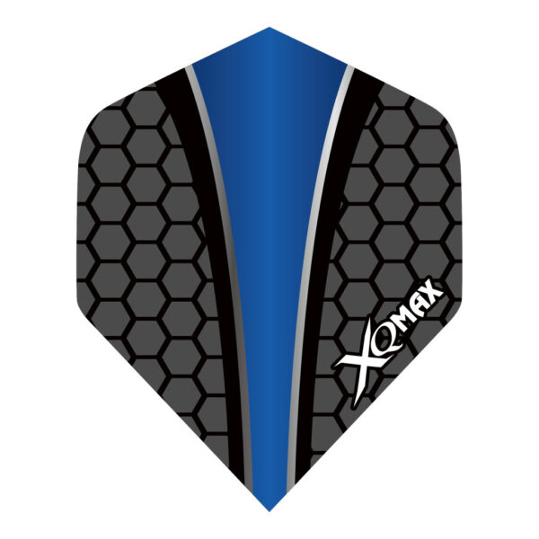 dart toll XQMAX Hexagon 120 mikron fekete-kék