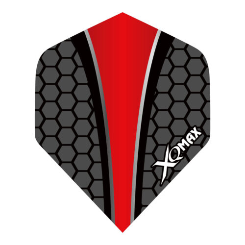 dart toll XQMAX Hexagon 120 mikron fekete-piros