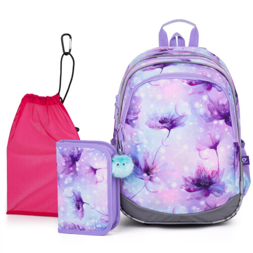 Topgal Iskolatáska szett ELLY 24050 SET MEDIUM