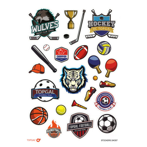 Sports matricák Topgal STICKERS 24057